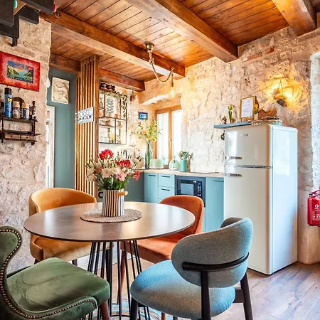 Traditional Vedran In A Stone House In The Very Center Of *