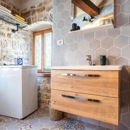 Traditional Vedran In A Stone House In The Very Center Of * Trogir